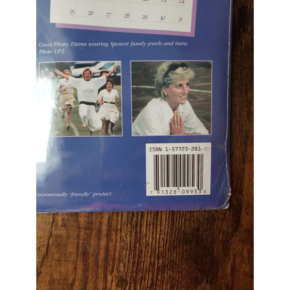 Diana The Peoples Princess 1998 Vintage Calendar NOS Sealed Princess Of Wales